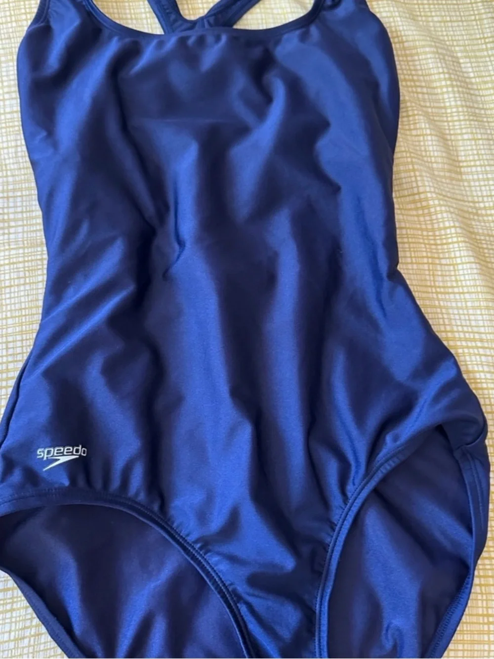 Speedo Navy Blue Performance One-Piece Swimsuit
